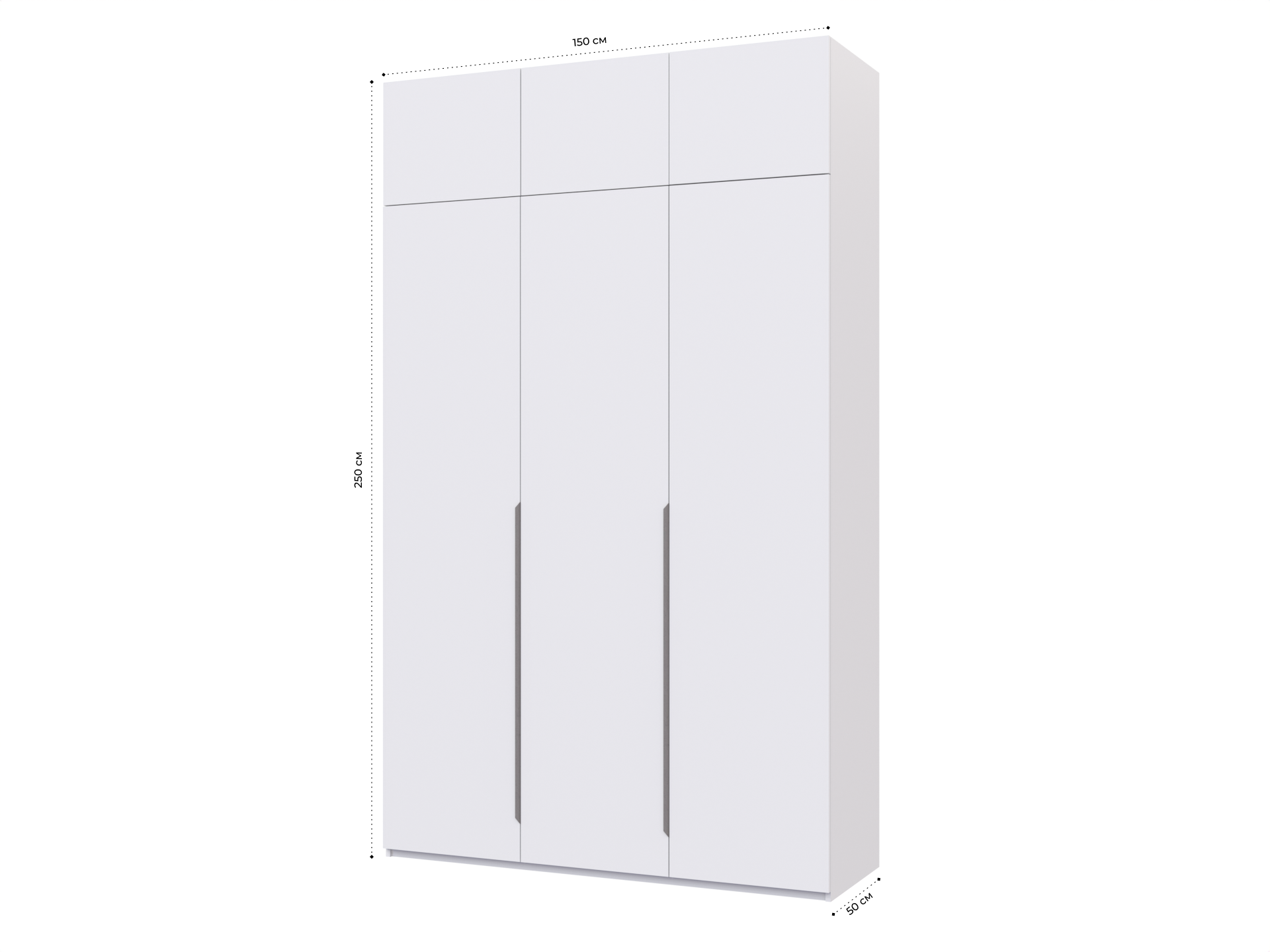 Распашной шкаф Пакс Альхейм 23 white (silver) ИКЕА (IKEA) изображение товара